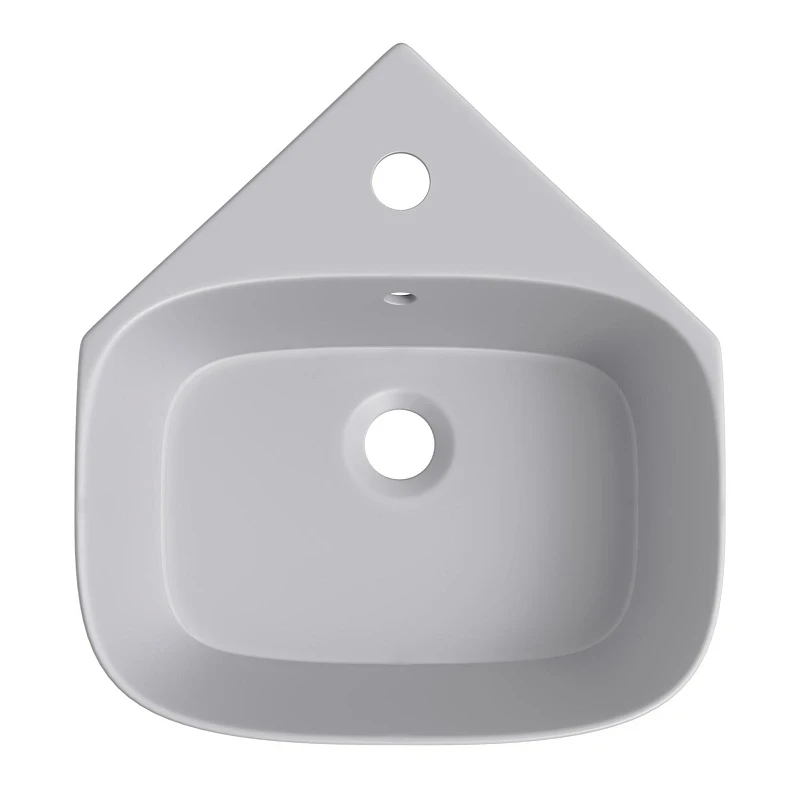 Раковина подвесная Wellsee WC Area 39 30180600S цвет Серый матовый