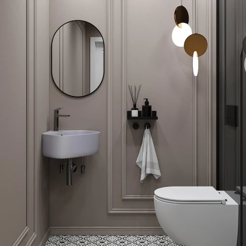 Раковина подвесная Wellsee WC Area 39 30180600S цвет Серый матовый