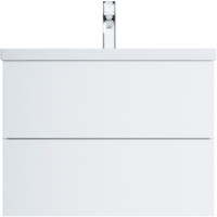 Тумба под раковину AM.PM Gem 75 2 M90FHX07522WG подвесная Белая МДФ / ЛДСП