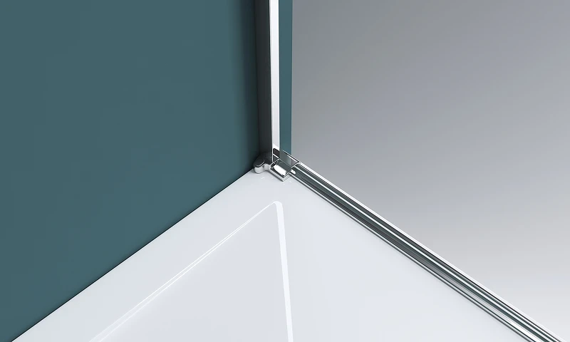 Душевая дверь BelBagno Etna 120 ETNA-B-12-60/60-C-Cr профиль Хром стекло прозрачное