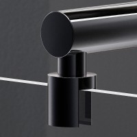 Душевая перегородка AM.PM X-Joy 110 W94WI-110-F1-MTE профиль Хром матовый стекло прозрачное