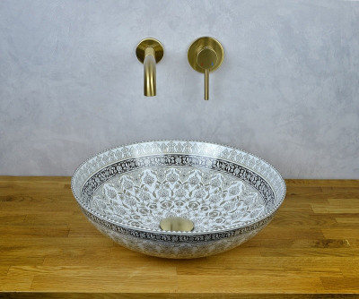 Смеситель для раковины Bronze de Luxe Scandi 14511BR Бронза глянцевая латунь встраиваемый