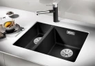Кухонная мойка Blanco Subline 340/160-U R 523567 Кофе искусственный камень (литьевой мрамор) встраиваемый