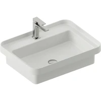 Раковина Artceram Fuori 60 TFL034 01 00 Белая фарфор полувстраиваемая