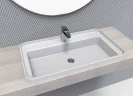 Раковина Artceram Fuori 60 TFL034 01 00 Белая фарфор полувстраиваемая