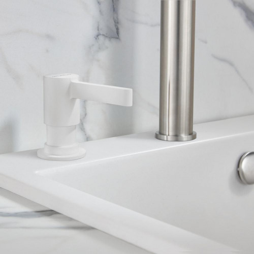 Дозатор для моющего средства Milacio Ultra MCU.933.WH цвет Белый матовый