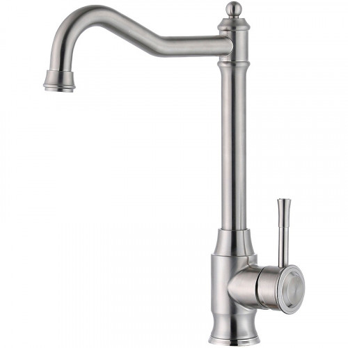 Смеситель для кухни ZorG Steel Hammer SH 5208 INOX Нержавеющая сталь нержавеющая сталь на столешницу