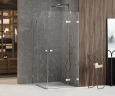Душевой уголок New Trendy Avexa Chrome 100х110 EXK-1528 профиль Хром стекло прозрачное