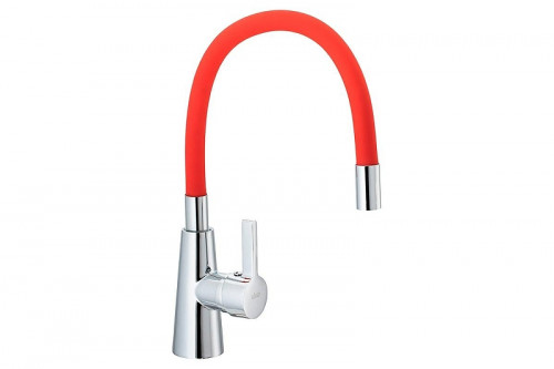 Смеситель для кухни Ekko E4205-E58 цвет Хром Красный