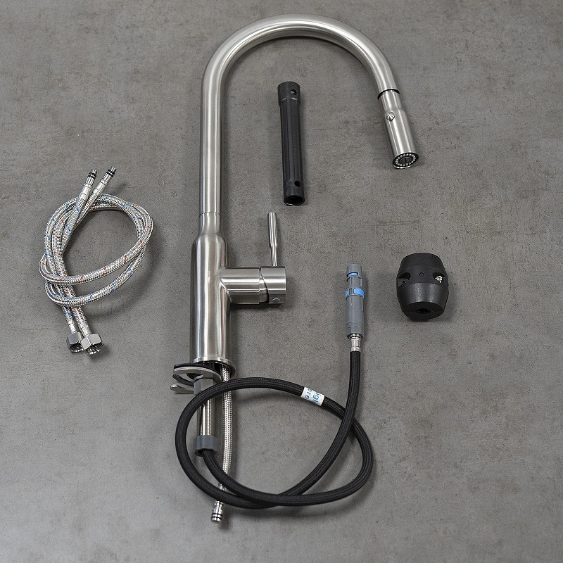 Смеситель для кухни Lemark Expert LM5086S цвет Сталь