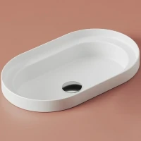 Раковина Artceram Fuori 60 TFL033 01 00 Белая фарфор полувстраиваемая