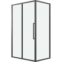 Душевой уголок Grossman Cosmo 120х70 120.K33.02.1270.21.00 профиль Черный матовый стекло прозрачное