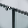 Душевой уголок Grossman Cosmo 120х70 120.K33.02.1270.21.00 профиль Черный матовый стекло прозрачное