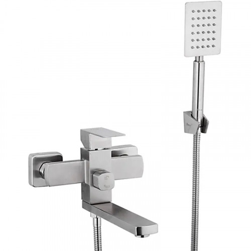 Смеситель для ванны Frap H802 F32802 универсальный Нержавеющая сталь нержавеющая сталь на стену