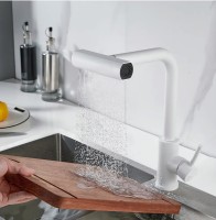 Смеситель для кухни Boch Mann Sophia W BM10431 Белый нержавеющая сталь