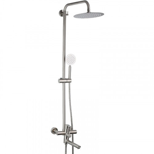 Душевая система Frap H801 F24801 Сатин нержавеющая сталь на стену