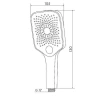 Ручной душ Melodia della vita Luxe MKP26314BL_bk Черный