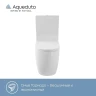 Унитаз компакт Aqueduto Ovo Plus Tornado AQDSOVOT10 цвет Белый глянцевый с бачком и сиденьем Микролифт