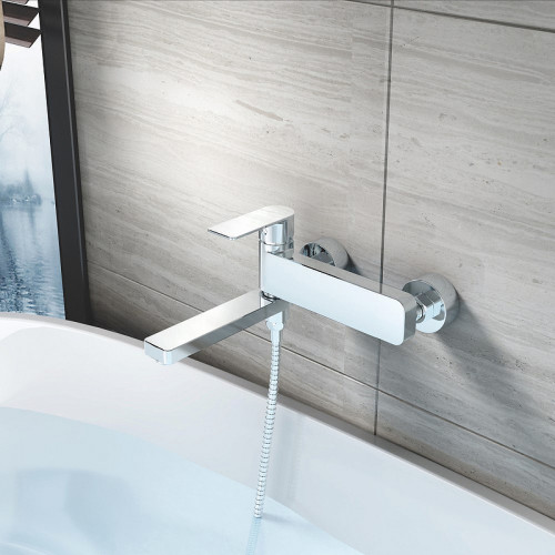 Смеситель для ванны Haiba HB60617 Хром латунь на стену