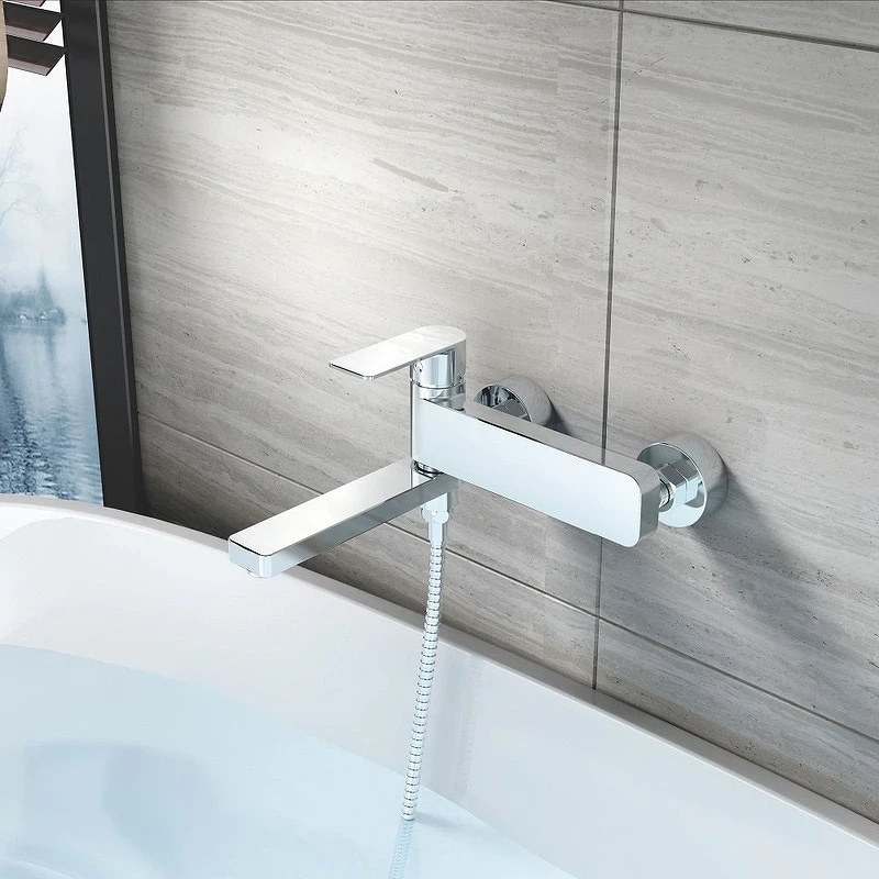 Смеситель для ванны Haiba HB60617 Хром латунь на стену