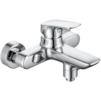 Смеситель для ванны Aquatek Вега AQ1040CR Хром латунь на стену
