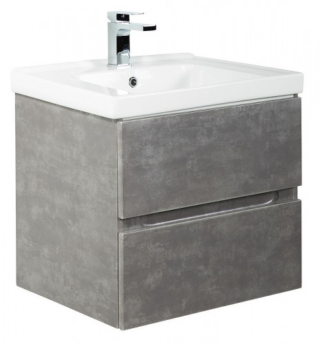 Тумба под раковину Art&amp;Max AM-Techno-600-2C-SO-FC305 подвесная Айс Какао МДФ / ЛДСП