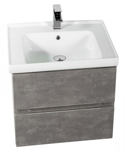 Тумба под раковину Art&amp;Max AM-Techno-600-2C-SO-FC305 подвесная Айс Какао МДФ / ЛДСП