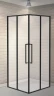 Душевой уголок Esbano Surf 100x100 ESOGS100KVB профиль Черный стекло прозрачное