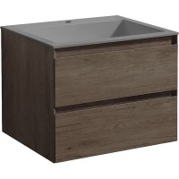 Тумба под раковину Vincea Luka 60 VMC-2L600RO подвесная R.Oak МДФ / ЛДСП