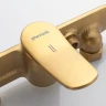 Гигиенический душ со смесителем Shevanik S4705G-1 цвет Золотой сатин