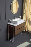 Раковина Boheme Armadi Art Vallessi 60 874 Белая фаянс накладная