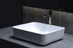 Раковина-чаша Salini Gloria 48 309 1102209M Белая матовая искусственный камень (литьевой мрамор)