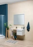 Тумба с раковиной Aquanet Токио 130 R 239218 подвесная Белая МДФ / ЛДСП