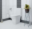 Унитаз компакт Lavinia Boho Bristol 3305001R цвет Белый глянцевый с бачком и сиденьем Микролифт