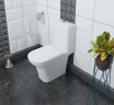 Унитаз компакт Lavinia Boho Bristol 3305001R цвет Белый глянцевый с бачком и сиденьем Микролифт