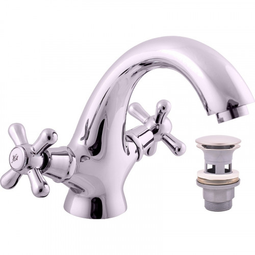 Смеситель для раковины Rav Slezak Morava retro MK129.5 Хром латунь