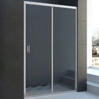 Душевая дверь Veconi Vianno VN-46 150 VN46-150-01-C5 профиль Хром стекло прозрачное