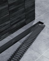 Душевой лоток Timo Drain System 60 DS230106/03 с Черной матовой решеткой