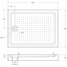 Акриловый поддон для душа BelBagno Tray 120x90 TRAY-BB-AH-120/90-15-W Белый