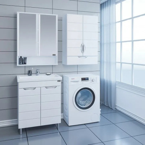 Тумба под раковину СанТа Родос 70 206018 Белая МДФ / ЛДСП