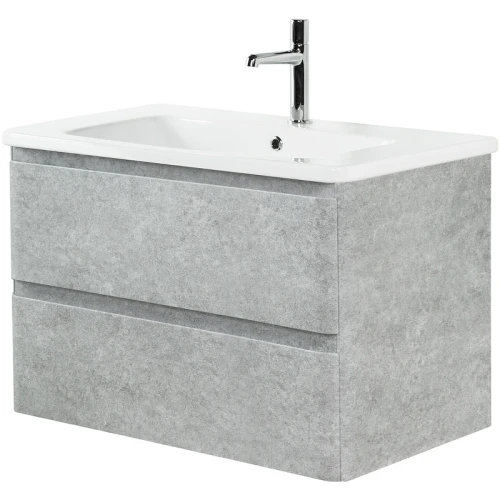 Тумба под раковину BelBagno 80 ALBANO-CER-800-2C-SO-CVG подвесная Cemento Verona Grigio МДФ / ЛДСП