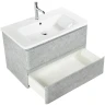 Тумба под раковину BelBagno 80 ALBANO-CER-800-2C-SO-CVG подвесная Cemento Verona Grigio МДФ / ЛДСП