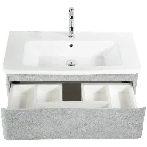 Тумба под раковину BelBagno 80 ALBANO-CER-800-2C-SO-CVG подвесная Cemento Verona Grigio МДФ / ЛДСП