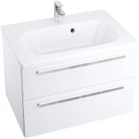 Тумба под раковину Ravak SD Chrome II 70 X000000920 подвесная Белая глянцевая МДФ / ЛДСП