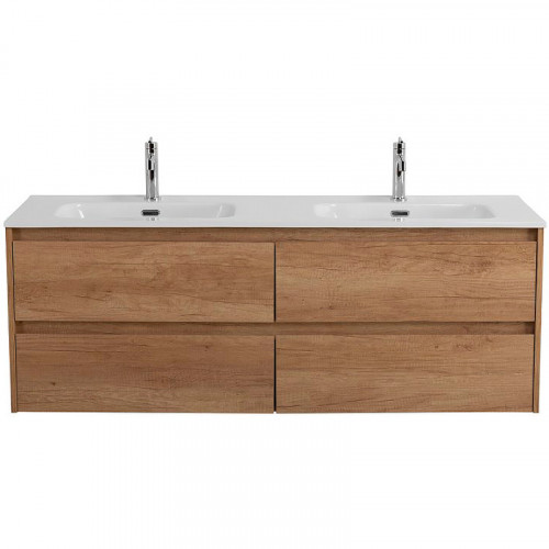 Тумба под раковину BelBagno Kraft 120 KRAFT-1200-4C-SO-2-RNN подвесная Rovere Nebrasca Nature МДФ / ЛДСП