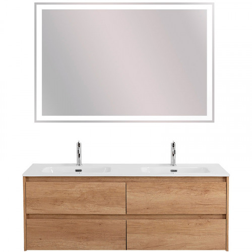 Тумба под раковину BelBagno Kraft 120 KRAFT-1200-4C-SO-2-RNN подвесная Rovere Nebrasca Nature МДФ / ЛДСП