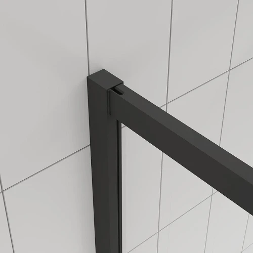 Душевой уголок Veconi Evo 300 B 110х90 E3-B-11090-01-C9 профиль Черный матовый стекло прозрачное