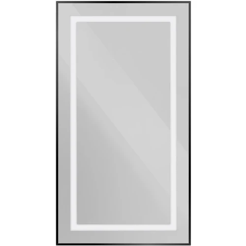 Зеркало BelBagno Kraft 50 SPC-KRAFT-500-900-SENS-NERO с подсветкой Черное с сенсорным выключателем стекло
