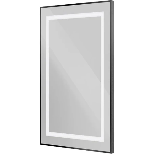 Зеркало BelBagno Kraft 50 SPC-KRAFT-500-900-SENS-NERO с подсветкой Черное с сенсорным выключателем стекло