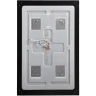Зеркало BelBagno Kraft 50 SPC-KRAFT-500-900-SENS-NERO с подсветкой Черное с сенсорным выключателем стекло
